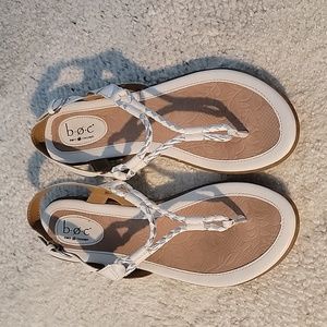 B.O.C. White Sandals